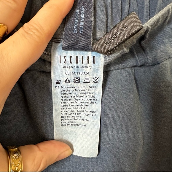 Ischiko by Oska Twisted Balloon Blue Cotton Blend Skirt Size 3 US 8/10 - Picture 6 of 7